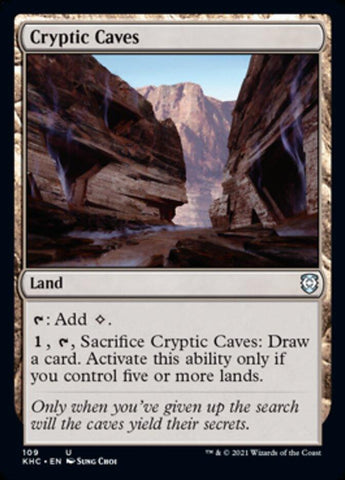 Cryptic Caves [Kaldheim Commander] - Rocket TCG