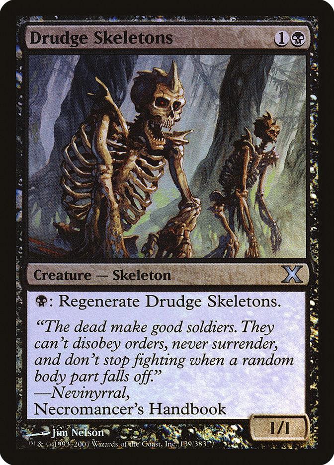 Drudge Skeletons (Premium Foil) [Tenth Edition] - Rocket TCG