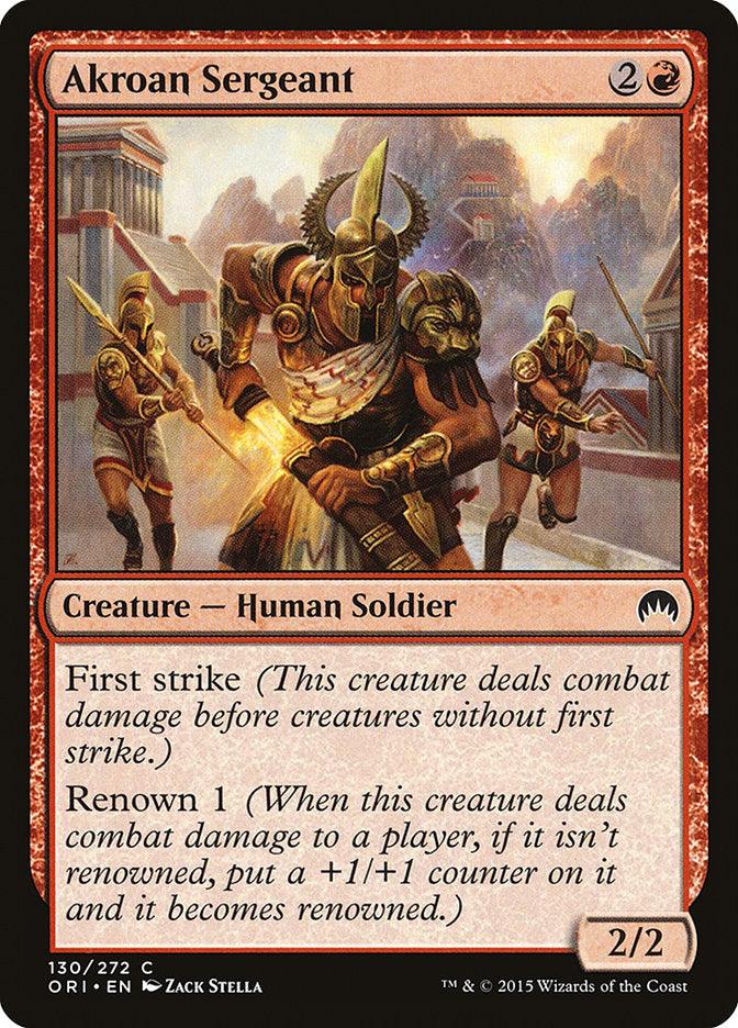 Akroan Sergeant [Magic Origins] - Rocket TCG