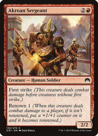 Akroan Sergeant [Magic Origins] - Rocket TCG