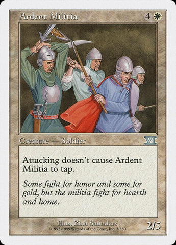 Ardent Militia [Classic Sixth Edition] - Rocket TCG