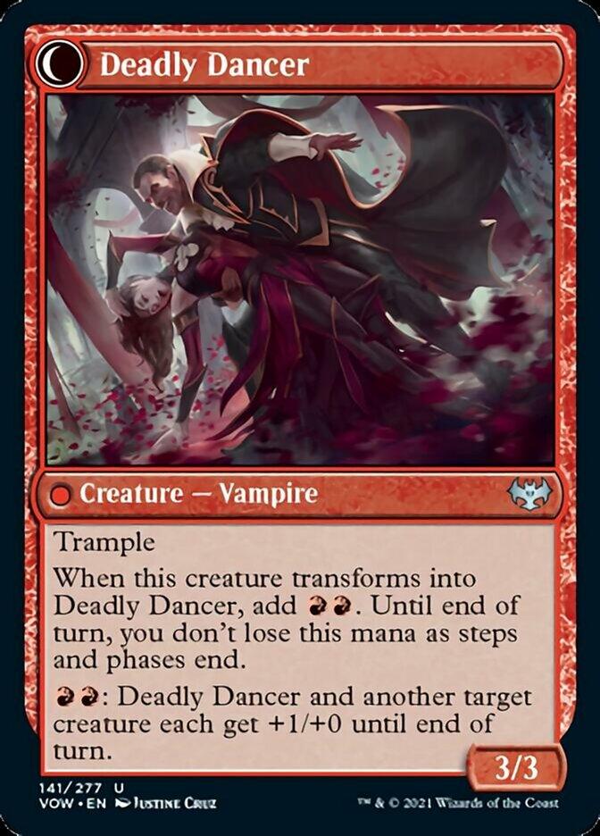 Alluring Suitor // Deadly Dancer [Innistrad: Crimson Vow] - Rocket TCG