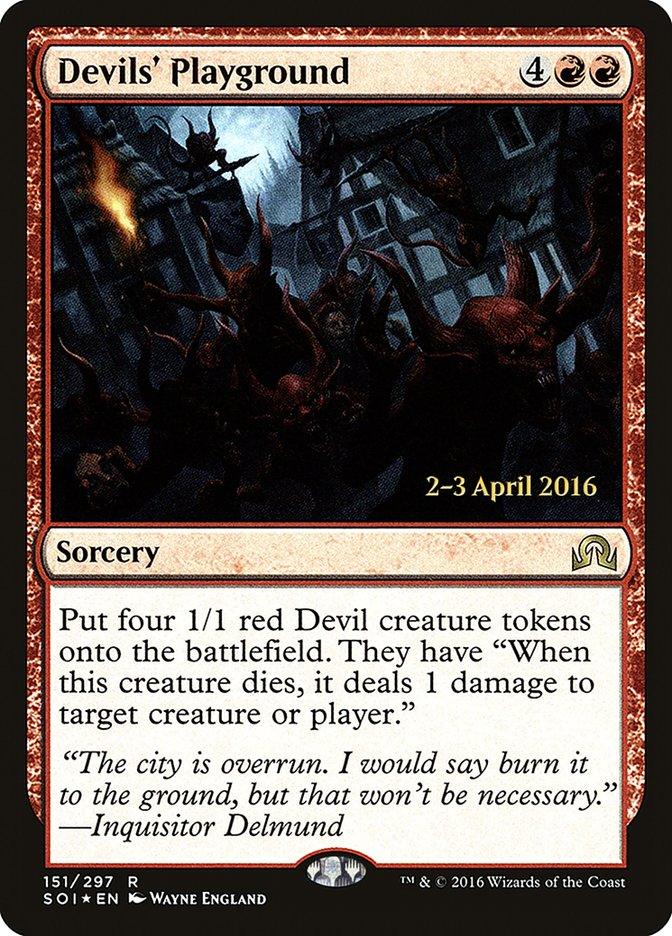 Devils' Playground [Shadows over Innistrad Prerelease Promos] - Rocket TCG