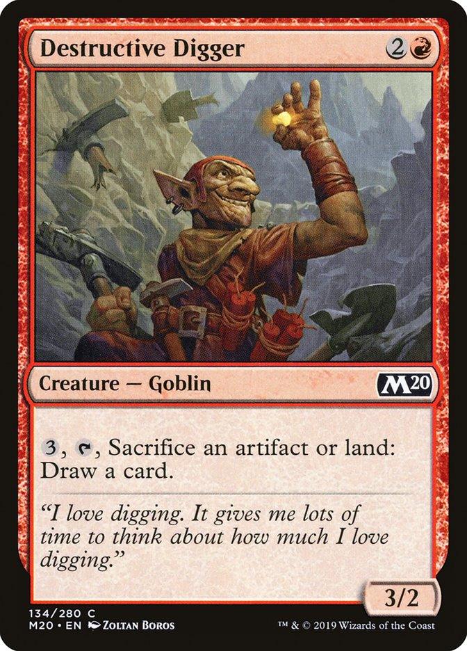 Destructive Digger [Core Set 2020] - Rocket TCG