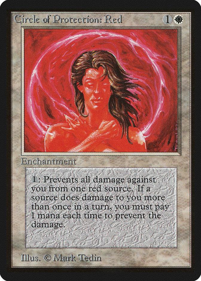 Circle of Protection: Red [Beta Edition] - Rocket TCG