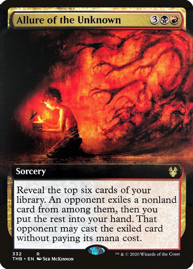 Allure of the Unknown (Extended Art) [Theros Beyond Death] - Rocket TCG