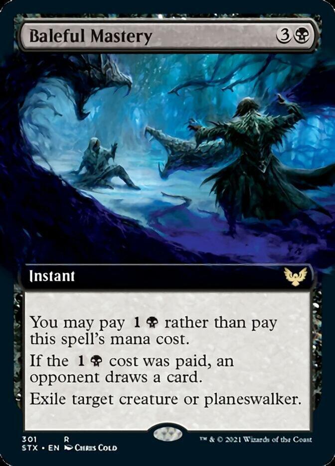 Baleful Mastery (Extended Art) [Strixhaven: School of Mages] - Rocket TCG