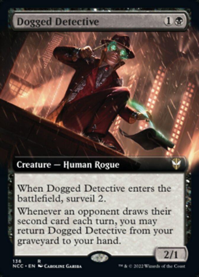 Dogged Detective (Extended Art) [Streets of New Capenna Commander] - Rocket TCG