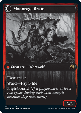 Brutal Cathar // Moonrage Brute [Innistrad: Double Feature] - Rocket TCG