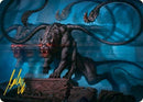 Displacer Beast Art Card (Gold-Stamped Signature) [Dungeons & Dragons: Adventures in the Forgotten Realms Art Series] - Rocket TCG