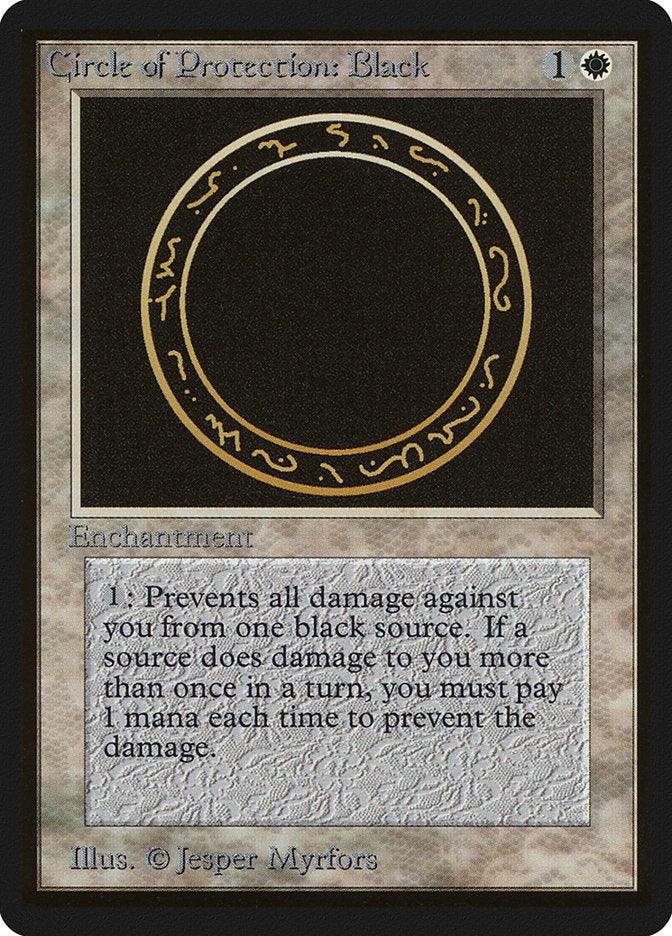 Circle of Protection: Black [Beta Edition] - Rocket TCG
