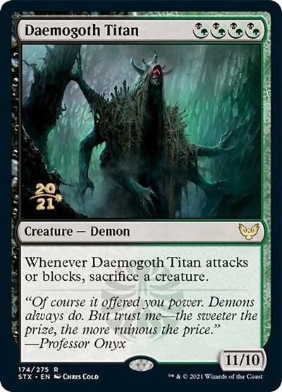Daemogoth Titan [Strixhaven: School of Mages Prerelease Promos] - Rocket TCG