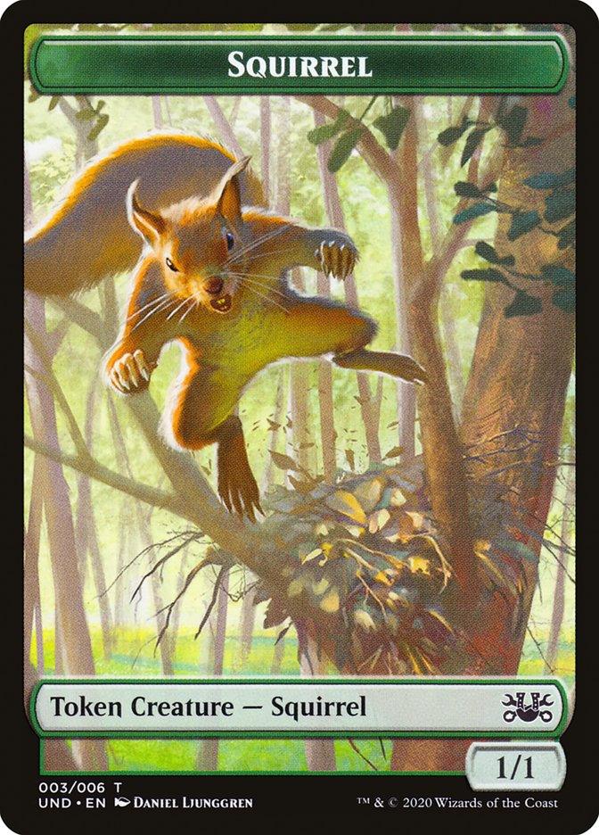 Beeble // Squirrel Double-sided Token [Unsanctioned Tokens] - Rocket TCG
