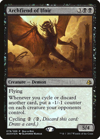 Archfiend of Ifnir (Buy-A-Box) [Amonkhet Promos] - Rocket TCG