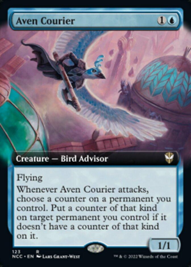 Aven Courier (Extended Art) [Streets of New Capenna Commander] - Rocket TCG