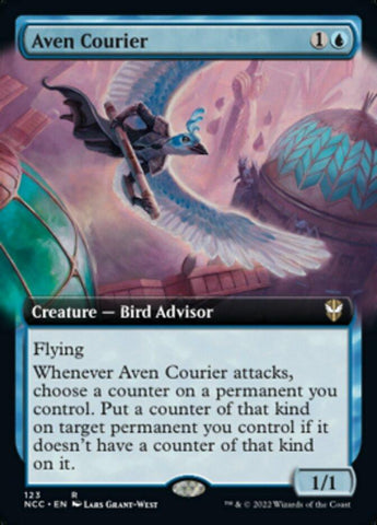 Aven Courier (Extended Art) [Streets of New Capenna Commander] - Rocket TCG