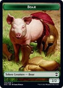 Boar // Spirit Double-sided Token [Kaldheim Commander Tokens] - Rocket TCG