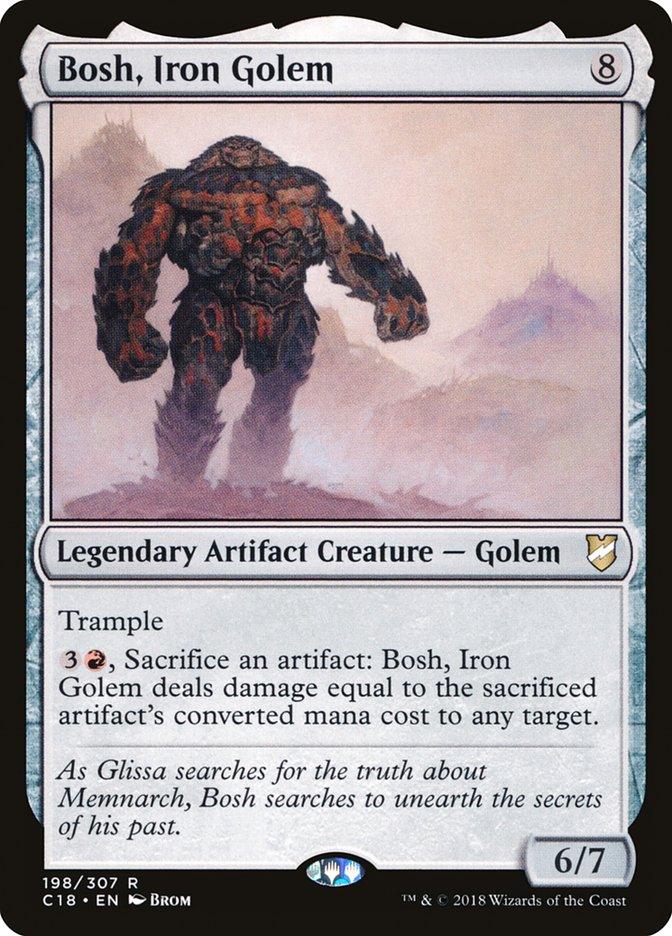 Bosh, Iron Golem [Commander 2018] - Rocket TCG