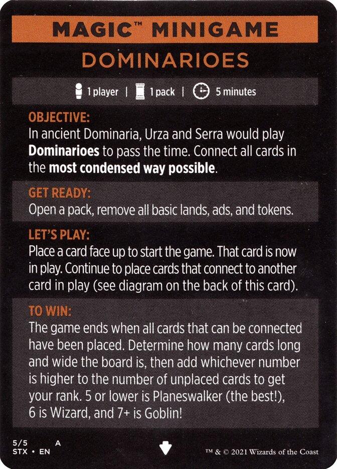Dominarioes (Magic Minigame) [Strixhaven: School of Mages Minigame] - Rocket TCG