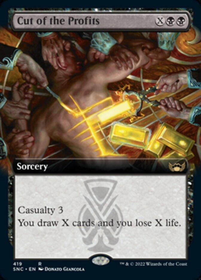 Cut of the Profits (Extended Art) [Streets of New Capenna] - Rocket TCG