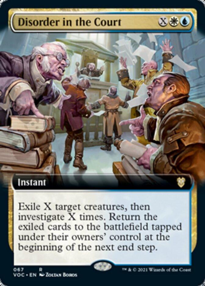 Disorder in the Court (Extended Art) [Innistrad: Crimson Vow Commander] - Rocket TCG