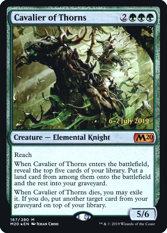 Cavalier of Thorns [Core Set 2020 Prerelease Promos] - Rocket TCG