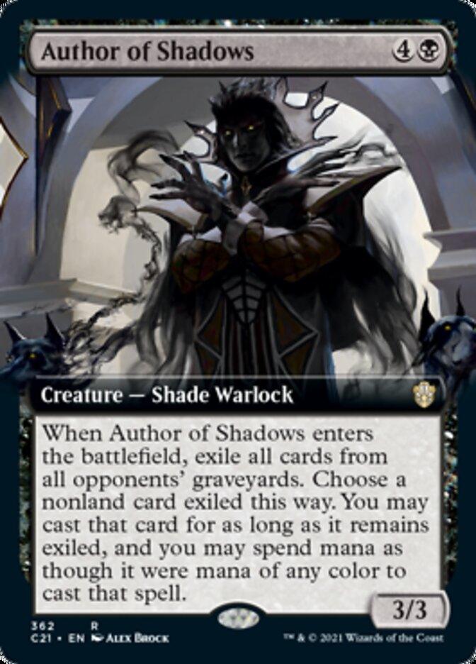 Author of Shadows (Extended Art) [Commander 2021] - Rocket TCG