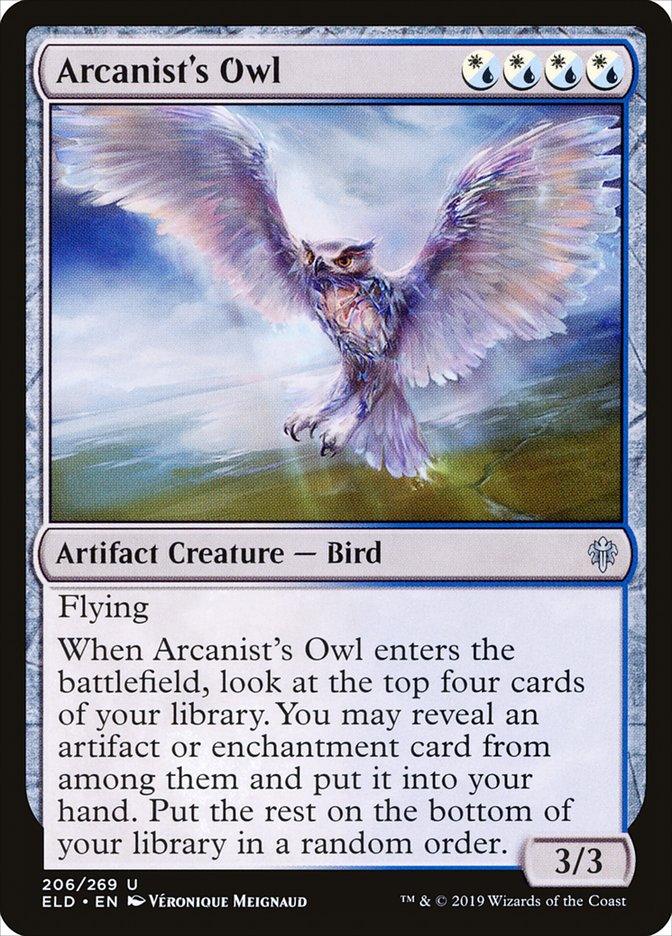 Arcanist's Owl [Throne of Eldraine] - Rocket TCG