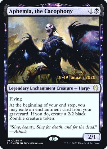 Aphemia, the Cacophony [Theros Beyond Death Prerelease Promos] - Rocket TCG