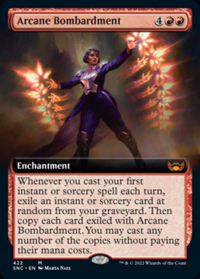 Arcane Bombardment (Extended Art) [Streets of New Capenna] - Rocket TCG