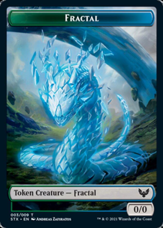 Copy // Fractal Token [Commander 2021 Tokens] - Rocket TCG
