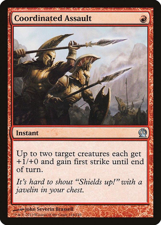 Coordinated Assault [Theros] - Rocket TCG