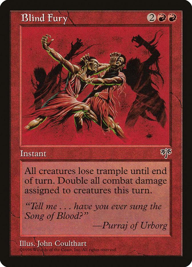 Blind Fury [Mirage] - Rocket TCG