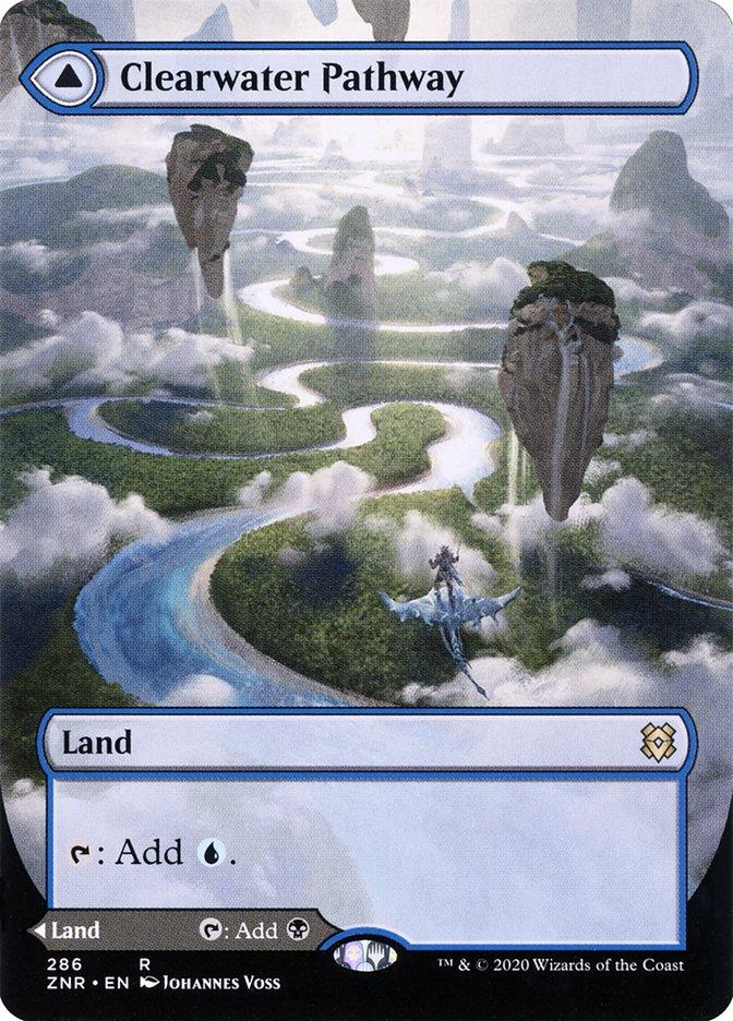Clearwater Pathway // Murkwater Pathway (Borderless Alternate Art) [Zendikar Rising] - Rocket TCG