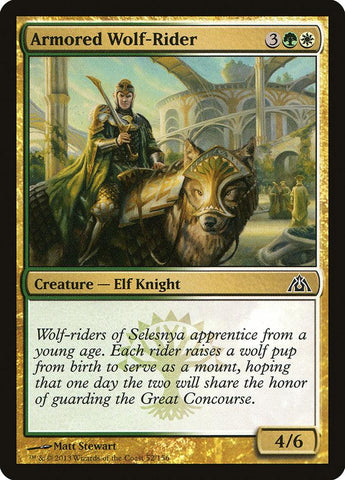 Armored Wolf-Rider [Dragon's Maze] - Rocket TCG