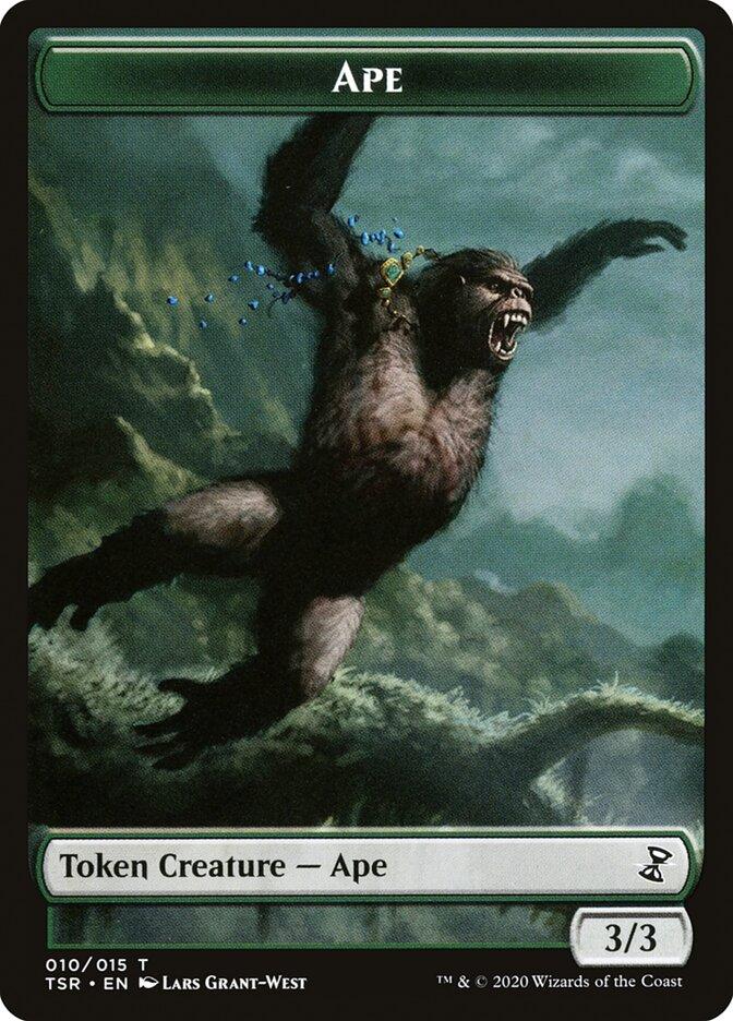 Angel // Ape Double-sided Token [Double Masters Tokens] - Rocket TCG
