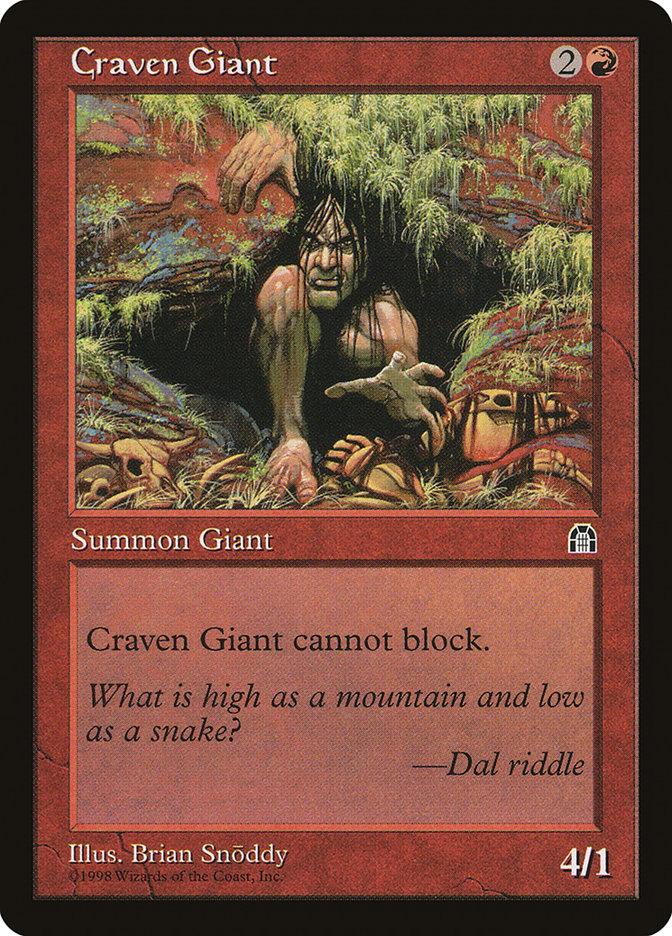 Craven Giant [Stronghold] - Rocket TCG