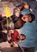 Daybreak Combatants Art Card (Gold-Stamped Signature) [Innistrad: Crimson Vow Art Series] - Rocket TCG