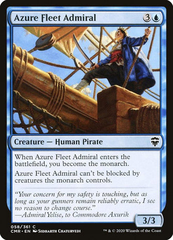 Azure Fleet Admiral [Commander Legends] - Rocket TCG