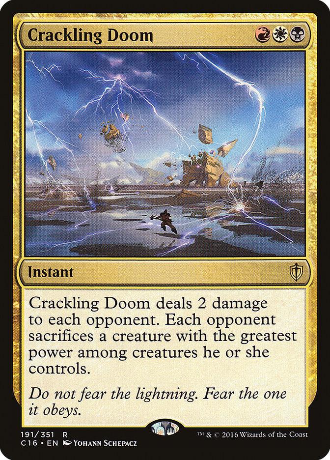 Crackling Doom [Commander 2016] - Rocket TCG