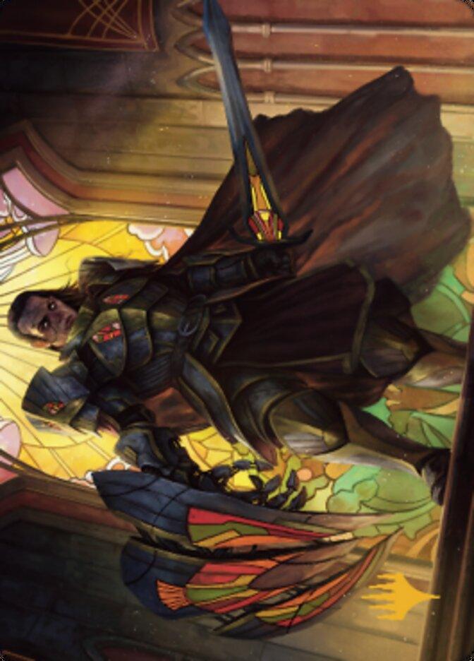 Benalish Sleeper Art Card (Gold-Stamped Signature) [Dominaria United Art Series] - Rocket TCG