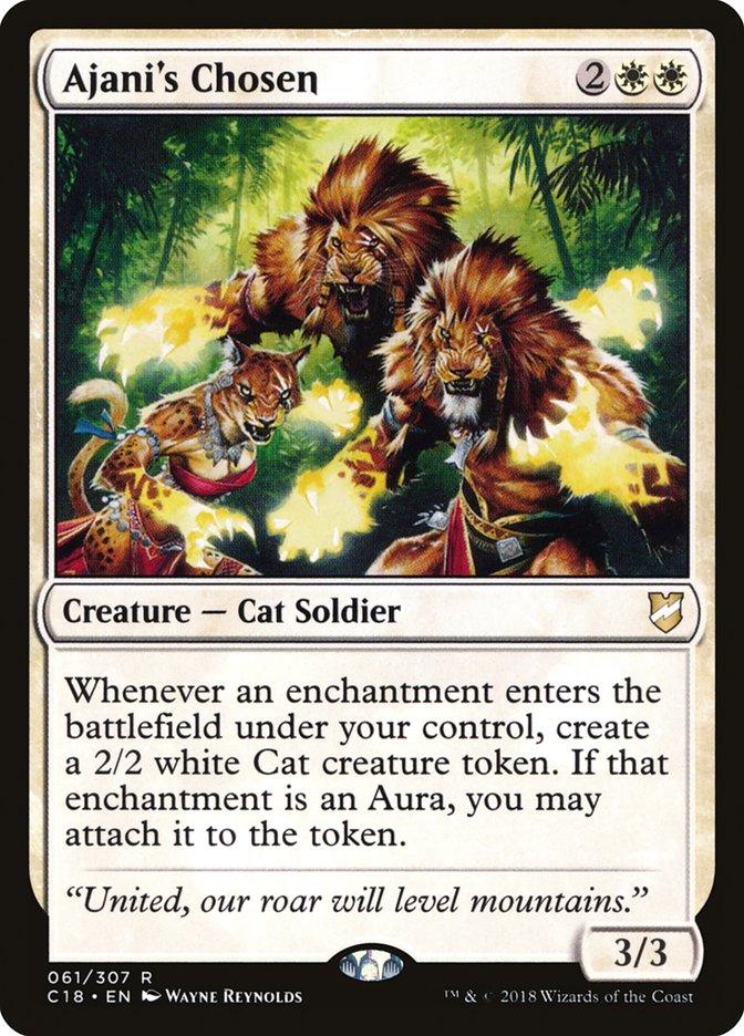 Ajani's Chosen [Commander 2018] - Rocket TCG