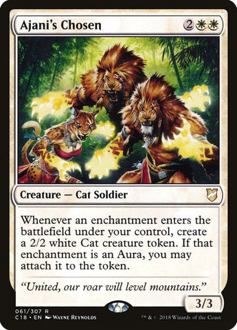 Ajani's Chosen [Commander 2018] - Rocket TCG