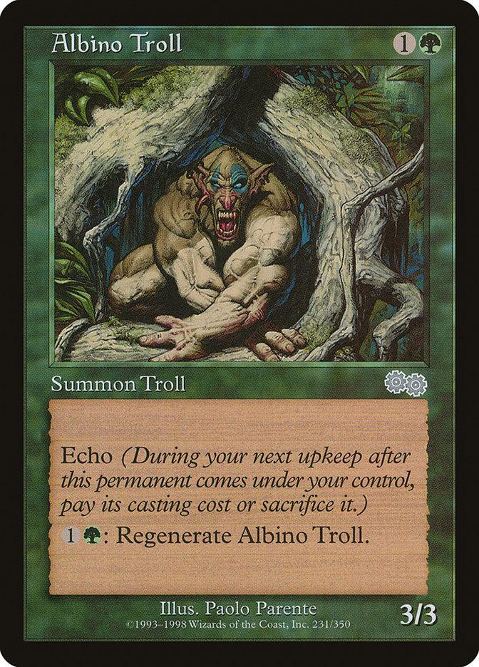 Albino Troll [Urza's Saga] - Rocket TCG