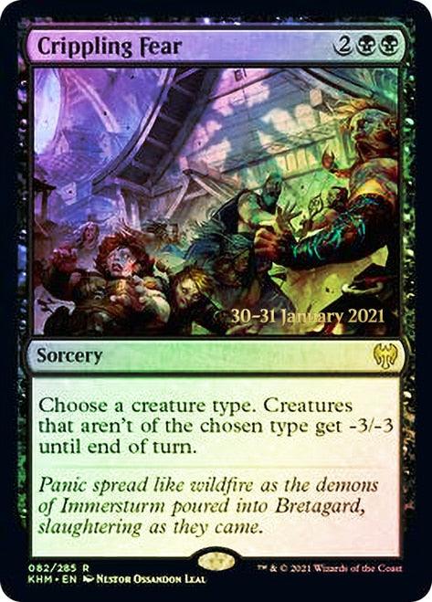 Crippling Fear [Kaldheim Prerelease Promos] - Rocket TCG