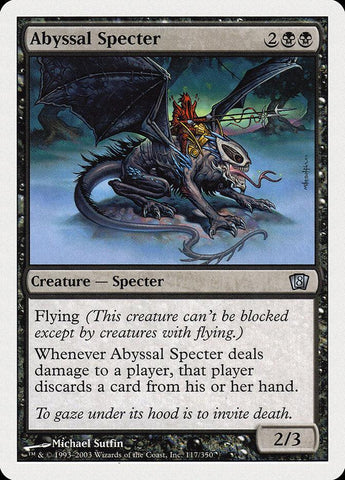Abyssal Specter [Eighth Edition] - Rocket TCG