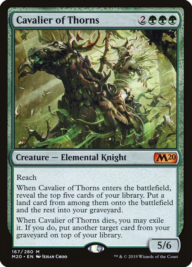 Cavalier of Thorns [Core Set 2020] - Rocket TCG