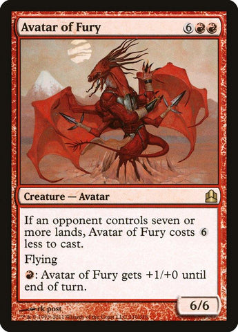 Avatar of Fury [Commander 2011] - Rocket TCG