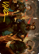 Candlelit Cavalry Art Card (Gold-Stamped Signature) [Innistrad: Midnight Hunt Art Series] - Rocket TCG