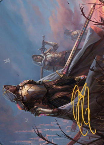 Danitha, Benalia's Hope Art Card (Gold-Stamped Signature) [Dominaria United Art Series] - Rocket TCG